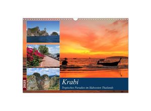 9783435122431 - Krabi - Tropisches Paradies im Südwesten Thailands (Wandkalender 2025 DIN A3 quer) CALVENDO Monatskalender