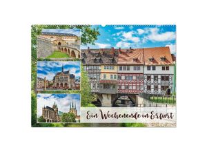 9783435122622 - Ein Wochenende in Erfurt (Wandkalender 2025 DIN A2 quer) CALVENDO Monatskalender