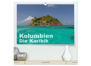 9783435123698 - Kolumbien - Die Karibik (hochwertiger Premium Wandkalender 2025 DIN A2 quer) Kunstdruck in Hochglanz