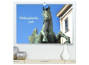 9783435123728 - Philosophisches Jahr (hochwertiger Premium Wandkalender 2025 DIN A2 quer) Kunstdruck in Hochglanz