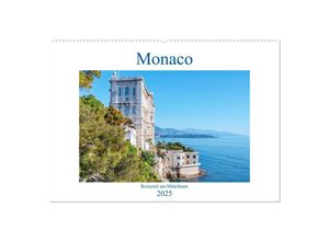 9783435125548 - Monaco - Reiseziel am Mittelmeer (Wandkalender 2025 DIN A2 quer) CALVENDO Monatskalender