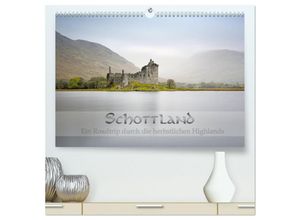 9783435125890 - Schottland - Ein Roadtrip durch die herbstlichen Highlands (hochwertiger Premium Wandkalender 2025 DIN A2 quer) Kunstdruck in Hochglanz