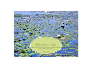 9783435125982 - Grünes Europa - Naturparadies Drausensee (Wandkalender 2025 DIN A3 quer) CALVENDO Monatskalender