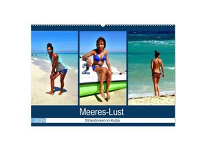 9783435126217 - Meeres-Lust - Strandnixen in Kuba (Wandkalender 2025 DIN A2 quer) CALVENDO Monatskalender