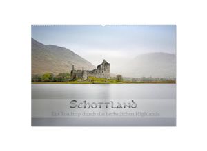 9783435126453 - Schottland - Ein Roadtrip durch die herbstlichen Highlands (Wandkalender 2025 DIN A2 quer) CALVENDO Monatskalender