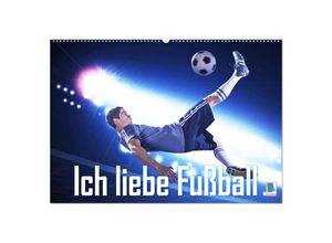 9783435128655 - Ich liebe Fußball (Wandkalender 2025 DIN A2 quer) CALVENDO Monatskalender