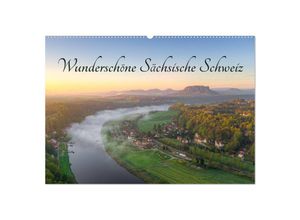 9783435128709 - Wunderschöne Sächsische Schweiz (Wandkalender 2025 DIN A2 quer) CALVENDO Monatskalender