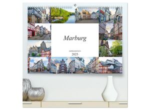 9783435129522 - Marburg Impressionen (hochwertiger Premium Wandkalender 2025 DIN A2 quer) Kunstdruck in Hochglanz