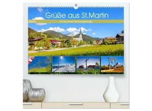 9783435129850 - Grüße aus StMartin (hochwertiger Premium Wandkalender 2025 DIN A2 quer) Kunstdruck in Hochglanz