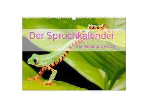 9783435130252 - Der Spruchkalender - freiheraus und witzig (Wandkalender 2025 DIN A3 quer) CALVENDO Monatskalender