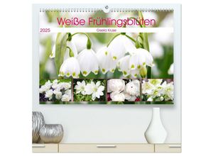 9783435132720 - Weiße Frühlingsblüten (hochwertiger Premium Wandkalender 2025 DIN A2 quer) Kunstdruck in Hochglanz