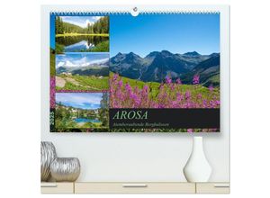 9783435132782 - Arosa - Atemberaubende Bergkulissen (hochwertiger Premium Wandkalender 2025 DIN A2 quer) Kunstdruck in Hochglanz