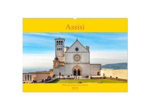 9783435133680 - Assisi - Mittelalterliches Herz Italiens (Wandkalender 2025 DIN A2 quer) CALVENDO Monatskalender