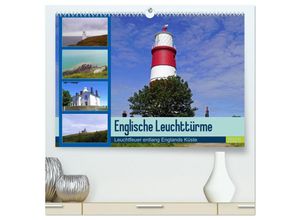 9783435139163 - Englische Leuchttürme - Leuchtfeuer entlang Englands Küste (hochwertiger Premium Wandkalender 2025 DIN A2 quer) Kunstdruck in Hochglanz