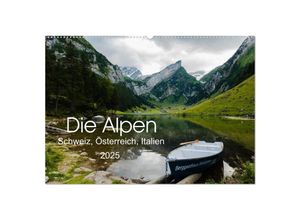 9783435139378 - Alpen (Schweiz Österreich Italien) (Wandkalender 2025 DIN A2 quer) CALVENDO Monatskalender