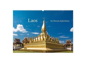 9783435139385 - Laos - Im Herzen Indochinas (Wandkalender 2025 DIN A2 quer) CALVENDO Monatskalender