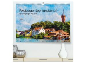 9783435139668 - Feldberger Seenlandschaft - Spaziergang in Aquarell (hochwertiger Premium Wandkalender 2025 DIN A2 quer) Kunstdruck in Hochglanz