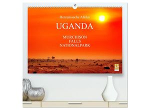 9783435141807 - UGANDA - Murchison Falls Nationalpark (hochwertiger Premium Wandkalender 2025 DIN A2 quer) Kunstdruck in Hochglanz