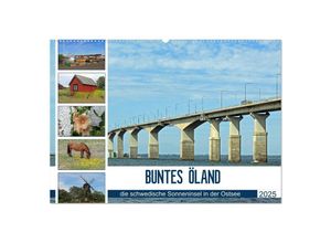 9783435142132 - BUNTES ÖLAND (Wandkalender 2025 DIN A2 quer) CALVENDO Monatskalender