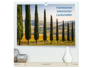 9783435142170 - Impressionen toskanischer Landschaften (hochwertiger Premium Wandkalender 2025 DIN A2 quer) Kunstdruck in Hochglanz