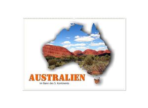 9783435142859 - Australien - Im Bann des 5 Kontinents (Wandkalender 2025 DIN A2 quer) CALVENDO Monatskalender