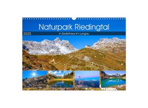 9783435145188 - Naturpark Riedingtal (Wandkalender 2025 DIN A3 quer) CALVENDO Monatskalender