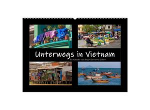 9783435145799 - Unterwegs in Vietnam (Wandkalender 2025 DIN A2 quer) CALVENDO Monatskalender