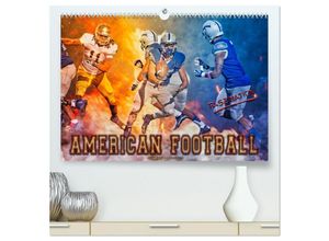 9783435152872 - Faszination American Football (hochwertiger Premium Wandkalender 2025 DIN A2 quer) Kunstdruck in Hochglanz