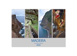 9783435153077 - MADEIRA Trauminsel im Atlantik (Wandkalender 2025 DIN A2 quer) CALVENDO Monatskalender