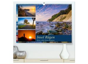 9783435153145 - Insel Rügen - Meine wilde Ostsee-Romanze (hochwertiger Premium Wandkalender 2025 DIN A2 quer) Kunstdruck in Hochglanz