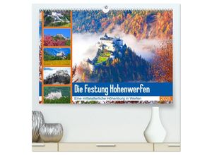 9783435155354 - Die Festung Hohenwerfen (hochwertiger Premium Wandkalender 2025 DIN A2 quer) Kunstdruck in Hochglanz