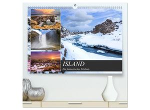 9783435155507 - ISLAND Ein fantastisches Erlebnis (hochwertiger Premium Wandkalender 2025 DIN A2 quer) Kunstdruck in Hochglanz