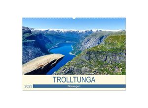 9783435155880 - Trolltunga (Wandkalender 2025 DIN A2 quer) CALVENDO Monatskalender