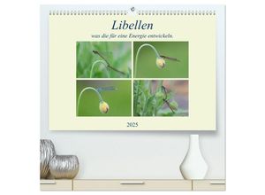 9783435156603 - Libellen was die für eine Energie entwickeln (hochwertiger Premium Wandkalender 2025 DIN A2 quer) Kunstdruck in Hochglanz