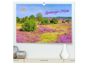 9783435158676 - Lüneburger Heide - Wanderung rund um Wilsede und Totengrund (hochwertiger Premium Wandkalender 2025 DIN A2 quer) Kunstdruck in Hochglanz