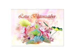 9783435158928 - Lotus Blütenzauber (Wandkalender 2025 DIN A3 quer) CALVENDO Monatskalender