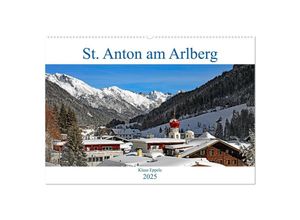 9783435159567 - St Anton am Arlberg (Wandkalender 2025 DIN A2 quer) CALVENDO Monatskalender