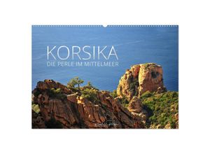 9783435223862 - Korsika - die Perle im Mittelmeer (Wandkalender 2025 DIN A2 quer) CALVENDO Monatskalender