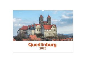 9783435226368 - Fachwerkstadt Qudlinburg (Wandkalender 2025 DIN A2 quer) CALVENDO Monatskalender