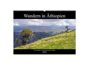 9783435227082 - Wandern in Äthiopien (Wandkalender 2025 DIN A2 quer) CALVENDO Monatskalender