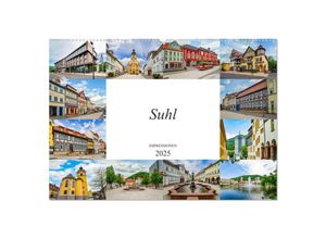 9783435228942 - Suhl Impressionen (Wandkalender 2025 DIN A2 quer) CALVENDO Monatskalender