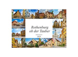 9783435228980 - Rothenburg ob der Tauber Impressionen (Wandkalender 2025 DIN A2 quer) CALVENDO Monatskalender