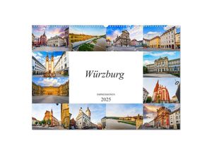 9783435229000 - Würzburg Impressionen (Wandkalender 2025 DIN A2 quer) CALVENDO Monatskalender