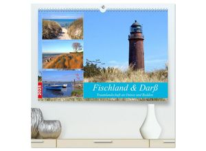 9783435229260 - Fischland & Darß Traumlandschaft an Ostsee und Bodden (hochwertiger Premium Wandkalender 2025 DIN A2 quer) Kunstdruck in Hochglanz