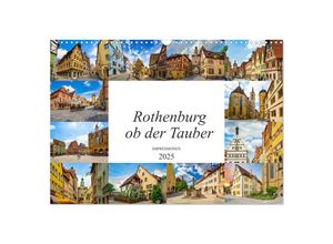 9783435229444 - Rothenburg ob der Tauber Impressionen (Wandkalender 2025 DIN A3 quer) CALVENDO Monatskalender