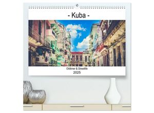 9783435229529 - Kuba - Oldtimer & Streetlife (hochwertiger Premium Wandkalender 2025 DIN A2 quer) Kunstdruck in Hochglanz