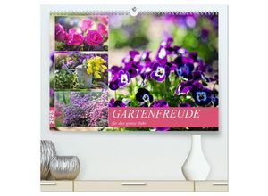 9783435229574 - Gartenfreude für das ganze Jahr! (hochwertiger Premium Wandkalender 2025 DIN A2 quer) Kunstdruck in Hochglanz