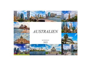 9783435231843 - Australien Metropolen (Wandkalender 2025 DIN A2 quer) CALVENDO Monatskalender