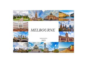 9783435232307 - Melbourne Impressionen (Wandkalender 2025 DIN A3 quer) CALVENDO Monatskalender