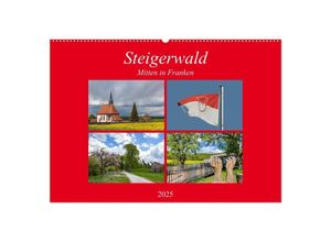 9783435232482 - Steigerwald - Mitten in Franken (Wandkalender 2025 DIN A2 quer) CALVENDO Monatskalender